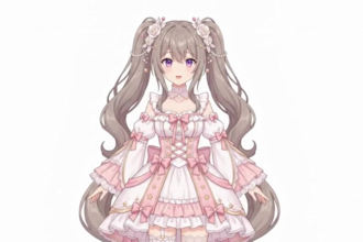 draw and rig custom live2d model for 2d vtuber streaming live2d model commission