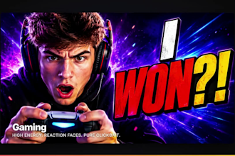 design a click worthy youtube thumbnail that gets views
