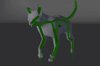 do high quality 3d animal model, animal with xgen, fur, grooming hair animation