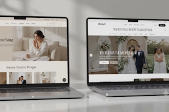 design, redesign and customize your showit website