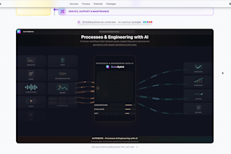 build a modern animated landing page for your business
