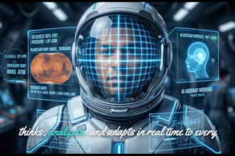 design cinematic ai futuristic invention videos, sci fi  concepts, tech, visuals