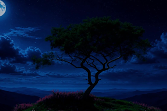 create a stylized 3d environment or landscape scene in blender