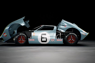 render and animate 3d car model,ford gt40,roblox police vehicle texture for film