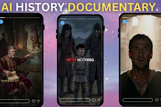 professional generated history videos, history shorts, family history stories