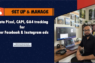 manage meta ads with pixel, capi, GTM and ga4 tracking