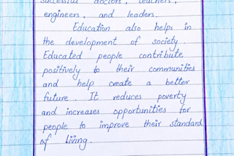 write neat handwritten notes and assignments