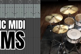 transcribe your drum track to midi