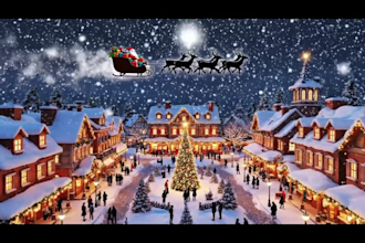 do ai christmas videos animations festive greetings black friday holiday ai ads