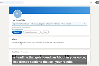 optimize your linkedin profile to attract recruiters and clients