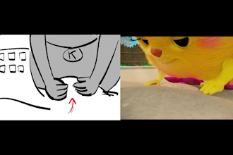 storyboard your film, animation or advertisement project