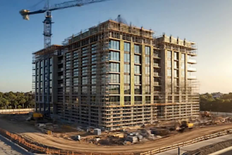 create a cinematic construction time lapse video that attracts clients