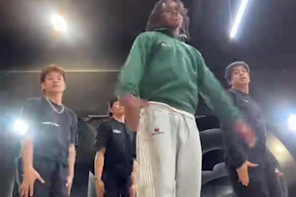 film high energy tiktok dance video,  tiktok dance challenage