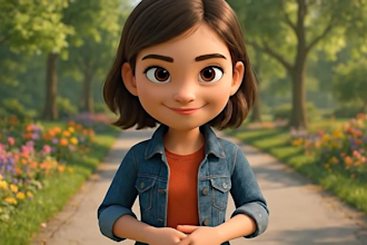 make 3d ai animated pixar style storytelling