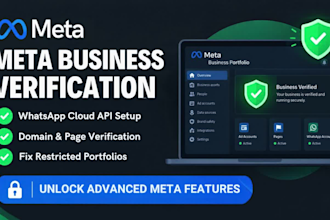 verify meta business portfolio and whatsapp cloud API setup fix meta suite