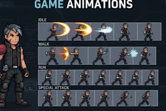create pixel art animation pixel art sprite sheet 2d pixel art pixel character