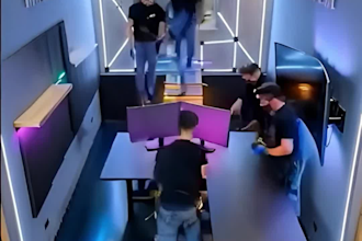 create ai underground room transformation videos