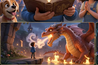 do ai kid animation pixar style cartoon video cinematic storytelling