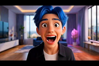 ai characters talking videos with scripts