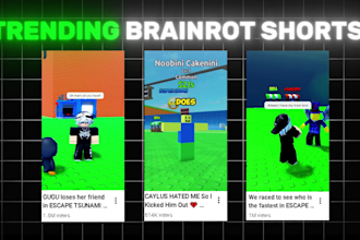 create trending roblox brainrot shorts