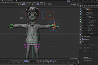 3d rigging character rig weight paint blendshape cinema 4d facial rig animation