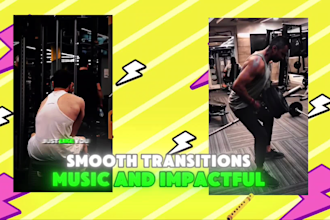 create engaging gym motivation shorts and tiktok reels
