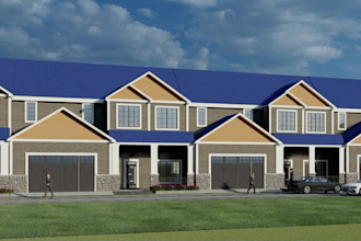 create 3d house elevations modeling and rendering