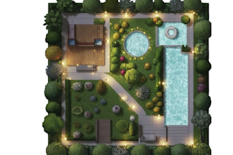 do landscape into 2d, 3d and render