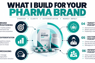 create pharma brand positioning and messaging strategy
