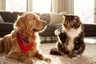create a funny realistic ai talking dog or cat video from your pet photo