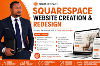 update squarespace build squarespace website update squarespace website design