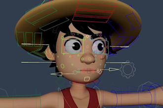 do 3d game character animation character rigging modeling unity unreal engine