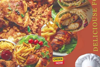 design  best food flyer