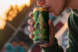 design eye catching craft beer can labels and packaging