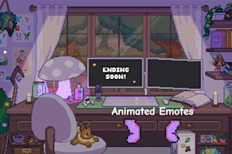 design pixel animation starting soon pixel twitch stream overlay