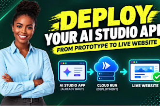 google ai studio app deployment, ai studio cloud run, studio firebase, fix bug