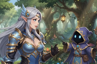 create 2d game character animation, cutscenes, 2d game art and spine animation