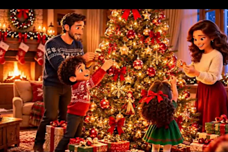 create ai christmas videos, 3d animations, greetings, black friday ads