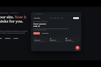 integrate ai chatbot and llm features into your website