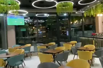 design and render a stunning restaurant, cafe, bar, or commercial interior in 3d