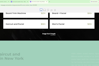 make a premium and responsive website