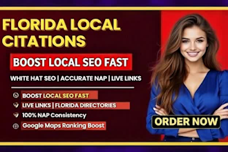 build top florida local citations for gmb google maps SEO ranking
