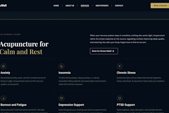 create a healthcare website that builds patient trust
