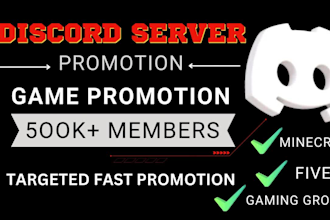 discord server promotion, discord advertising, minecraft gaming server promotion