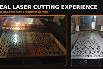 create cnc ready dxf svg files for laser cutting and engraving