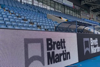 create realistic stadium led ads video stadium perimeter ads stadium billboard