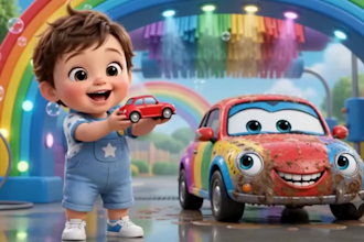 create 3d kids nursery rhymes videos and youtube animation for kids