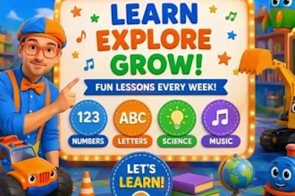 create kids learning videos, nursery rhymes, kids learning video