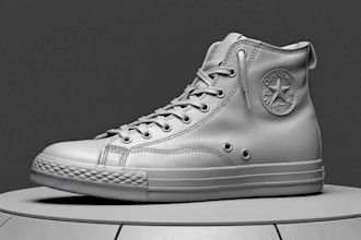 create high quality 3d footwear, 3d shoes, 3d sneakers for second life
