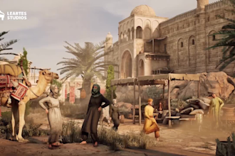 do 3d game environment and level design for unreal engine and webgl games